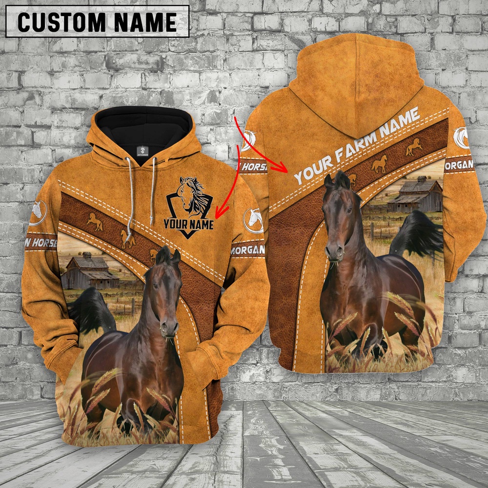 Morgan Horse Custom Name Race Hoodie Farm Hoodie Farmher Shirt 1 ggl5kv.jpg