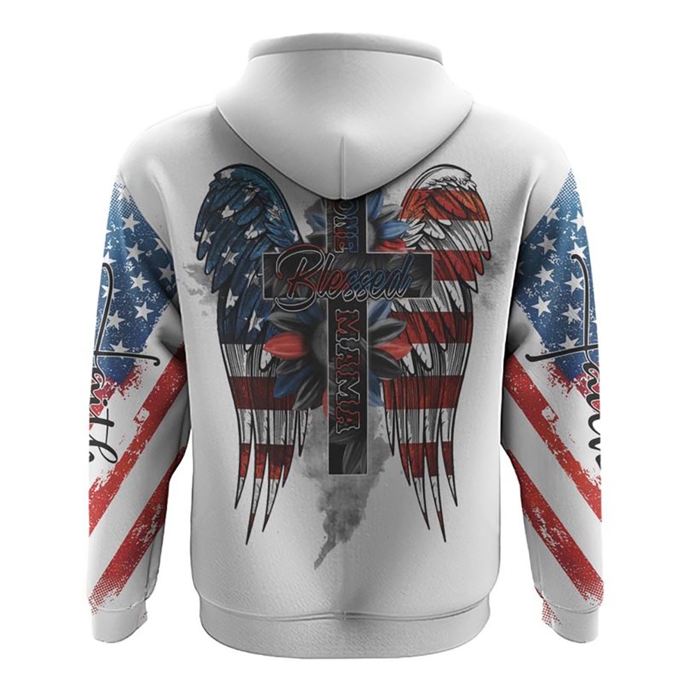 One Blessed Mama America Wings Cross Hoodie Christian Hoodie Bible Hoodies Religious Hoodies 2 elc5z3.jpg