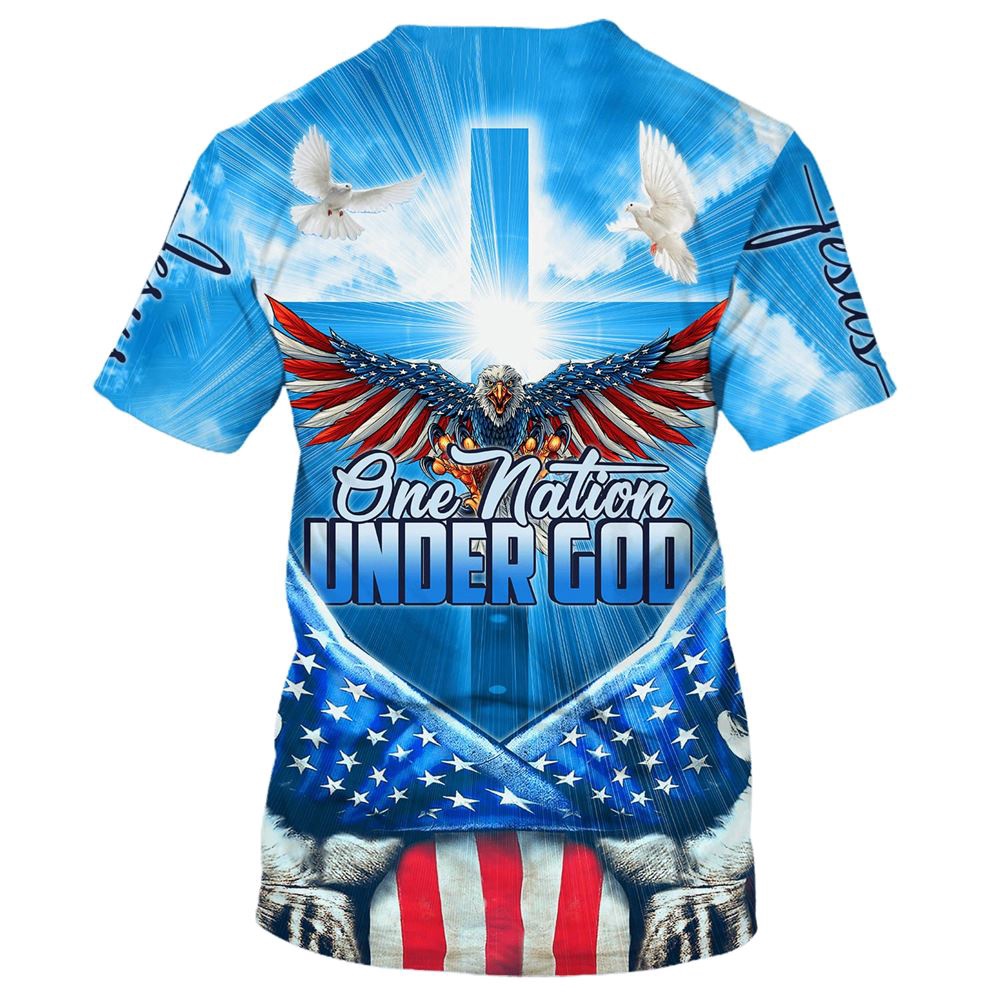 One Nation Under God American Eagle 3D T Shirt Christian T Shirt Jesus Tshirt Designs Jesus Christ Shirt 2 ukydrl.jpg One Nation Under God American Eagle 3D T Shirt Christian T Shirt Jesus Tshirt Designs Jesus Christ Shirt 2 ukydrl.jpg