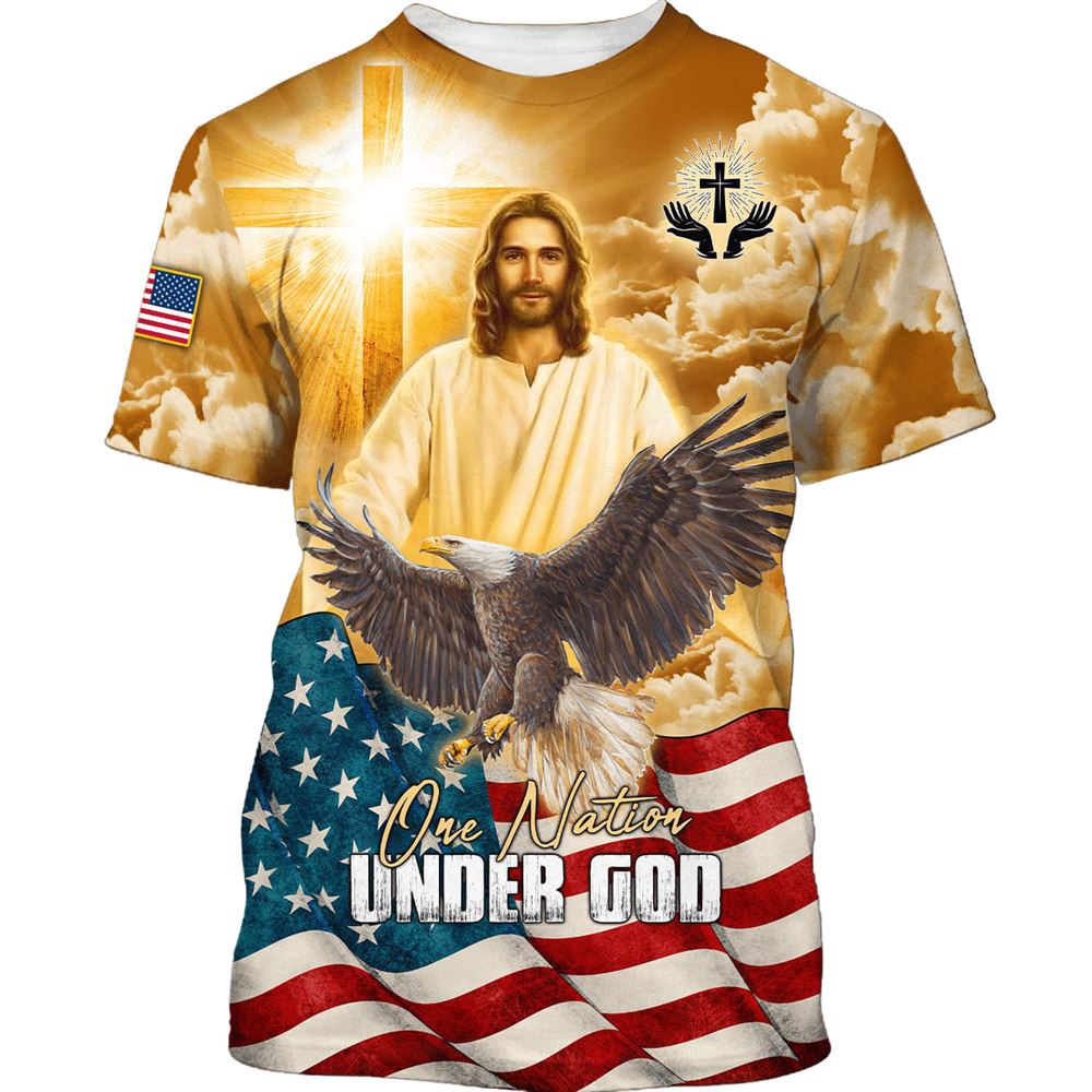 One Nation Under God Bald Eagle Jesus Christ 3D T Shirt Christian T Shirt Jesus Tshirt Designs Jesus Christ Shirt 1 z9qwmo.jpg One Nation Under God Bald Eagle Jesus Christ 3D T Shirt Christian T Shirt Jesus Tshirt Designs Jesus Christ Shirt 1 z9qwmo.jpg