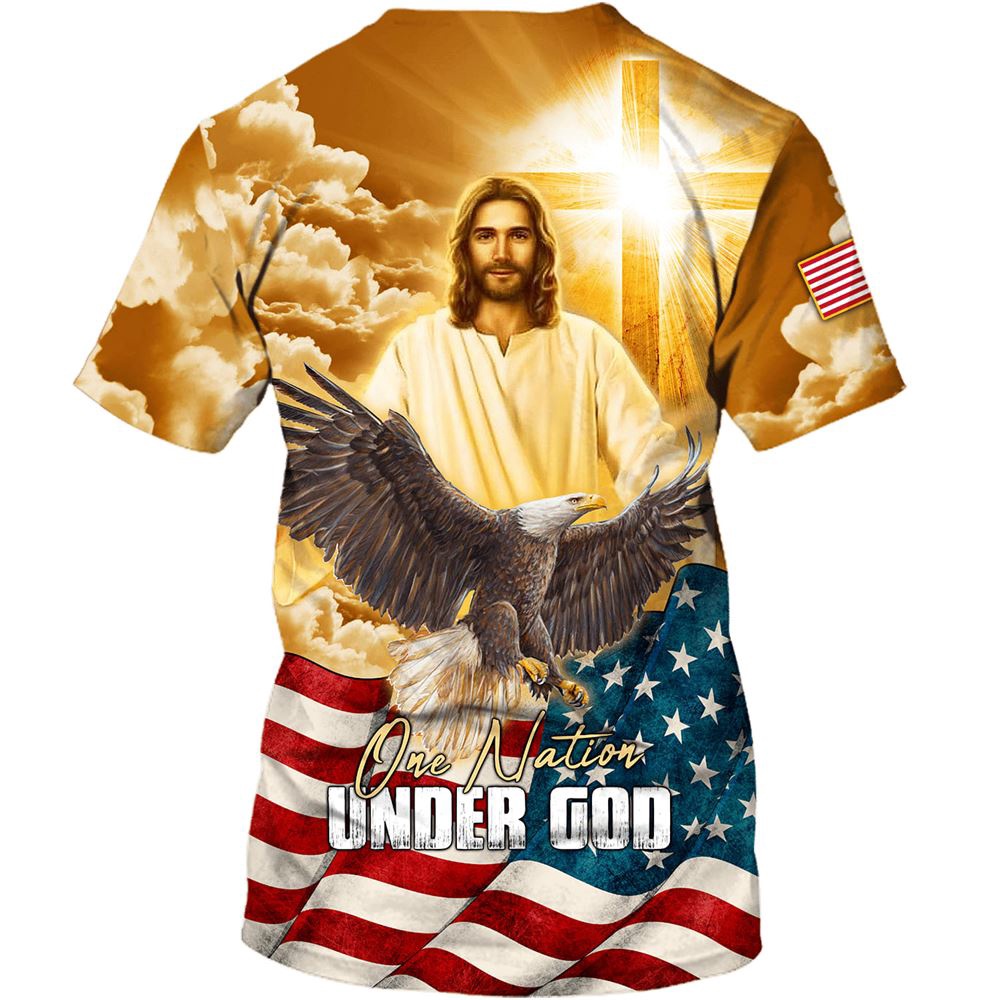 One Nation Under God Bald Eagle Jesus Christ 3D T Shirt Christian T Shirt Jesus Tshirt Designs Jesus Christ Shirt 2 n0wjju.jpg One Nation Under God Bald Eagle Jesus Christ 3D T Shirt Christian T Shirt Jesus Tshirt Designs Jesus Christ Shirt 2 n0wjju.jpg
