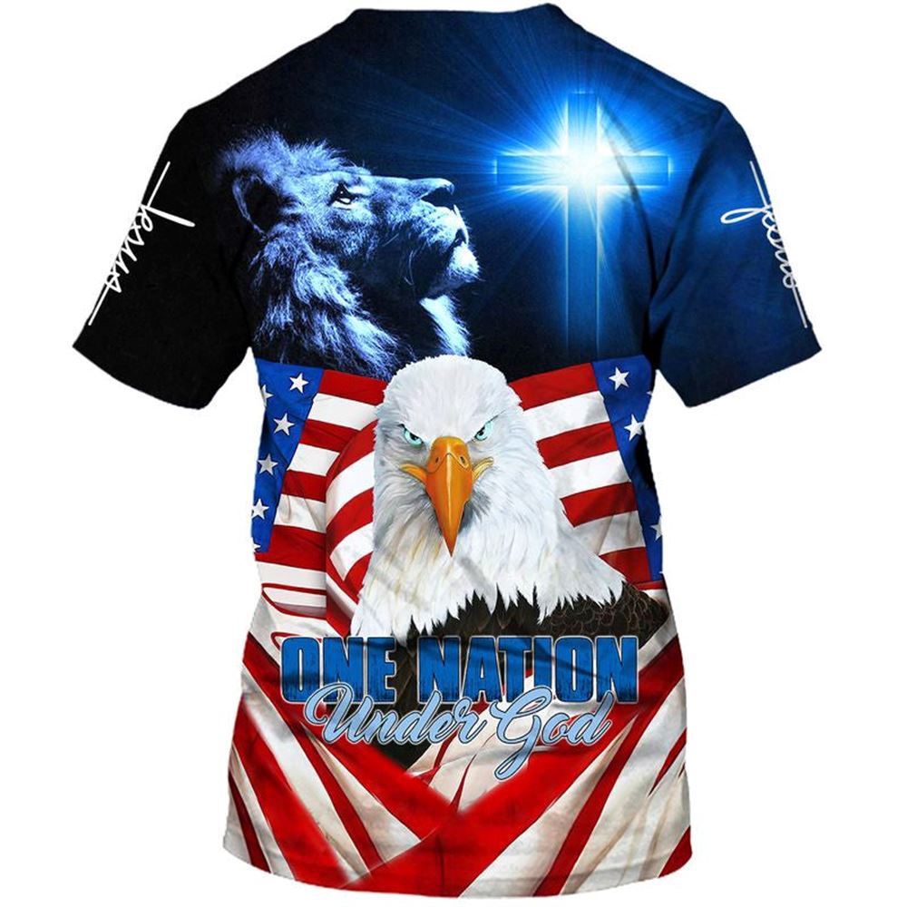 One Nation Under God Beautiful Lion Eagle 3D T Shirt Christian T Shirt Jesus Tshirt Designs Jesus Christ Shirt 2 ivtnw3.jpg One Nation Under God Beautiful Lion Eagle 3D T Shirt Christian T Shirt Jesus Tshirt Designs Jesus Christ Shirt 2 ivtnw3.jpg