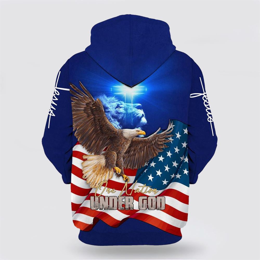 One Nation Under God Christ Cross Eagle Lion 3D Hoodie Christian Hoodie Bible Hoodies Scripture Hoodies 2 xp4yhs.jpg
