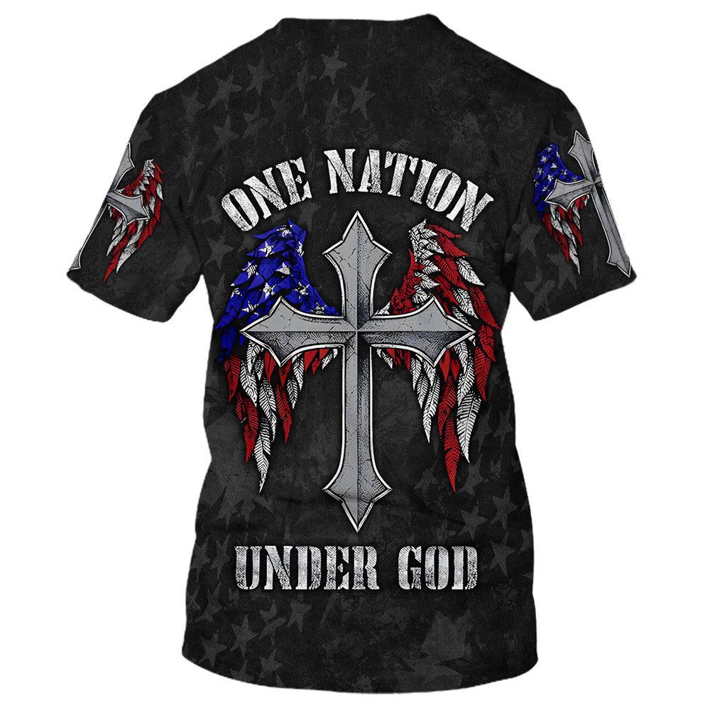 One Nation Under God Cross Wings 3D T Shirt Christian T Shirt Jesus Tshirt Designs Jesus Christ Shirt 2 oilo2o.jpg One Nation Under God Cross Wings 3D T Shirt Christian T Shirt Jesus Tshirt Designs Jesus Christ Shirt 2 oilo2o.jpg