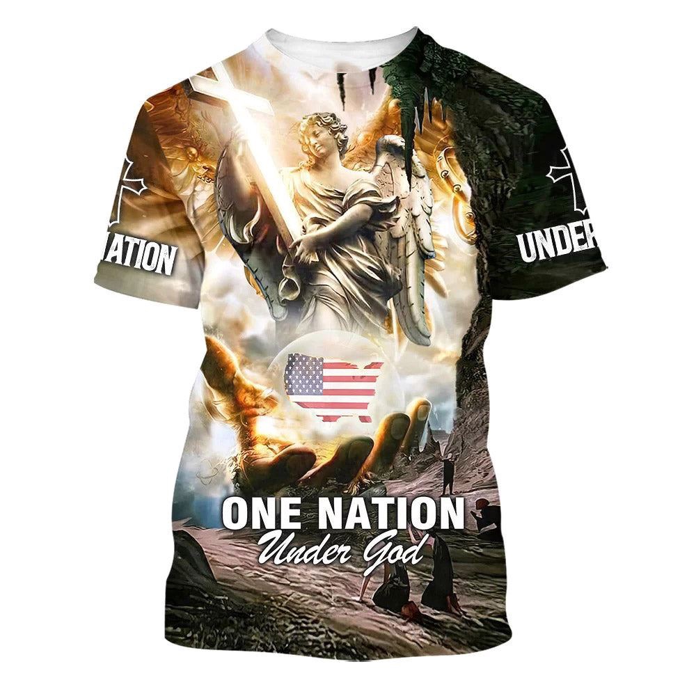 One Nation Under God Eagle 3D T Shirt Christian T Shirt Jesus Tshirt Designs Jesus Christ Shirt 1 s81hss.jpg One Nation Under God Eagle 3D T Shirt Christian T Shirt Jesus Tshirt Designs Jesus Christ Shirt 1 s81hss.jpg