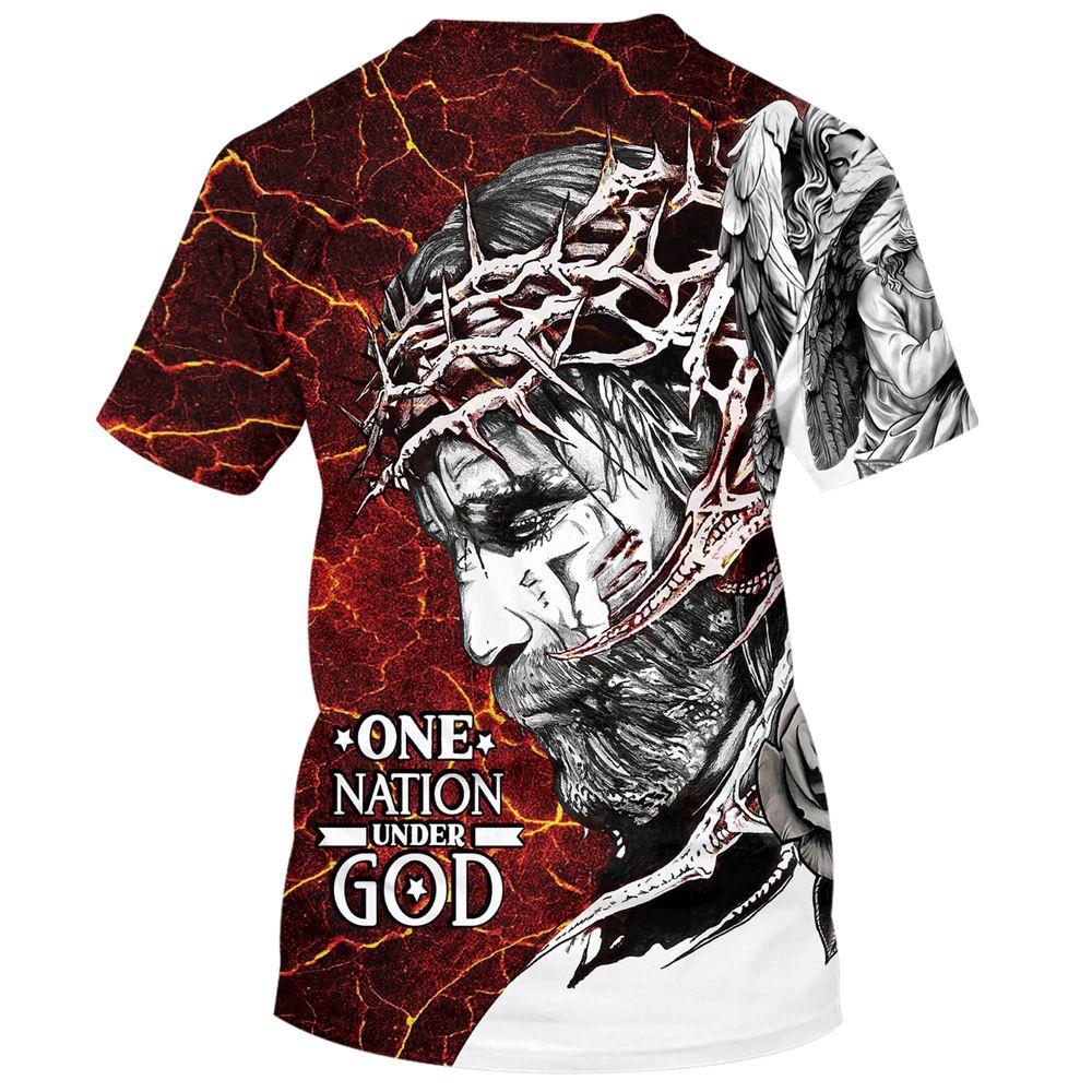 One Nation Under God Jesus 2 3D T Shirt Christian T Shirt Jesus Tshirt Designs Jesus Christ Shirt 2 dtkcqp.jpg One Nation Under God Jesus 2 3D T Shirt Christian T Shirt Jesus Tshirt Designs Jesus Christ Shirt 2 dtkcqp.jpg