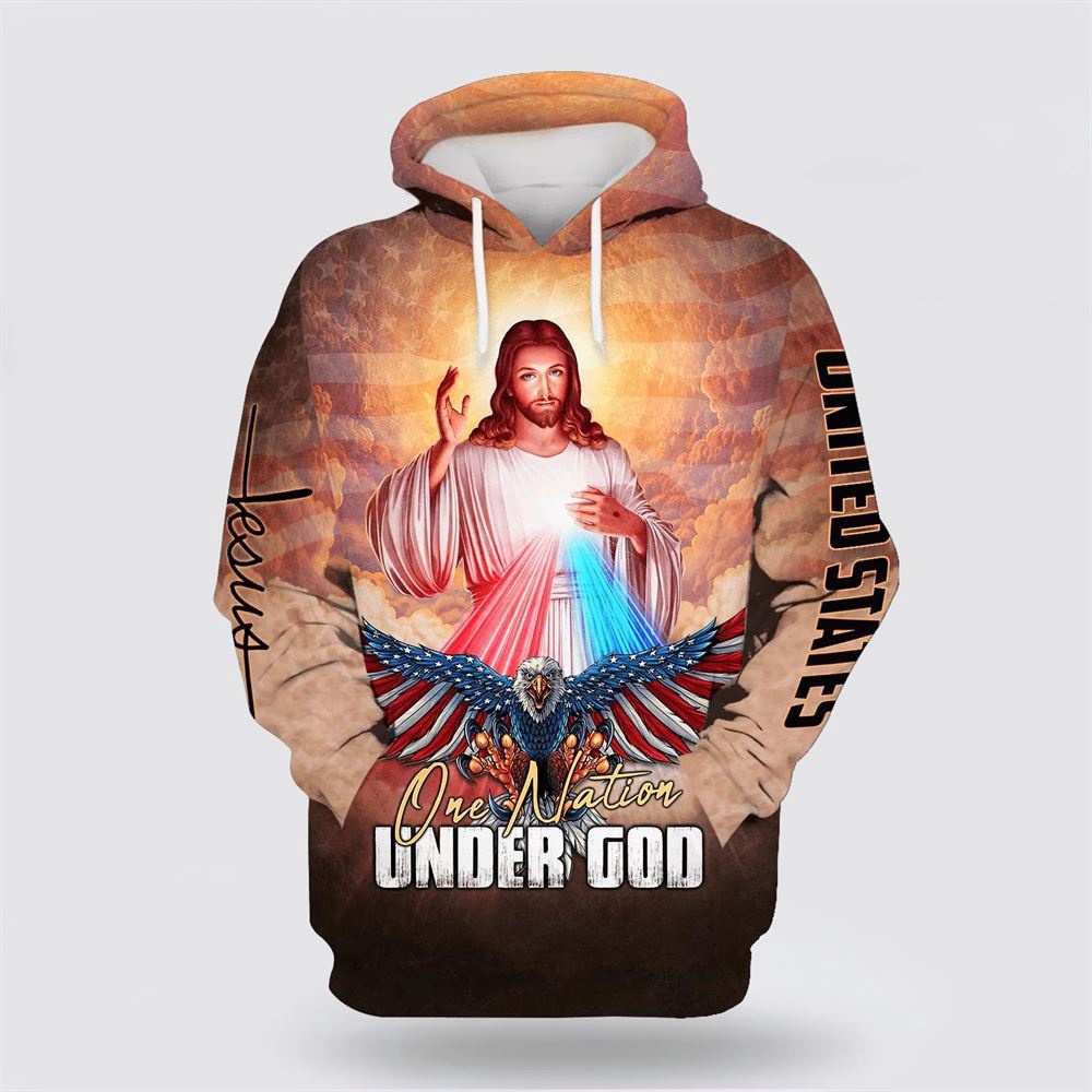 One Nation Under God Jesus Christ And Bald Eagle 3D Hoodie Christian Hoodie Bible Hoodies Scripture Hoodies 1 wkshv6.jpg One Nation Under God Jesus Christ And Bald Eagle 3D Hoodie Christian Hoodie Bible Hoodies Scripture Hoodies 1 wkshv6.jpg