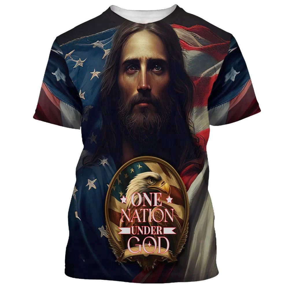 One Nation Under God Jesus Eagle America 3D T Shirt Christian T Shirt Jesus Tshirt Designs Jesus Christ Shirt 1 ptshem.jpg One Nation Under God Jesus Eagle America 3D T Shirt Christian T Shirt Jesus Tshirt Designs Jesus Christ Shirt 1 ptshem.jpg