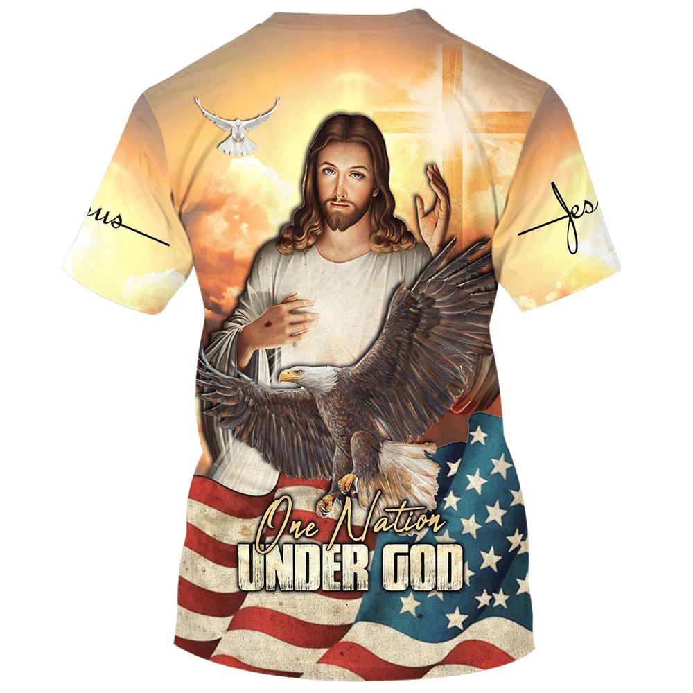 One Nation Under God Jesus Eagle American Flag 3D T Shirt Christian T Shirt Jesus Tshirt Designs Jesus Christ Shirt 2 aftjp7.jpg One Nation Under God Jesus Eagle American Flag 3D T Shirt Christian T Shirt Jesus Tshirt Designs Jesus Christ Shirt 2 aftjp7.jpg