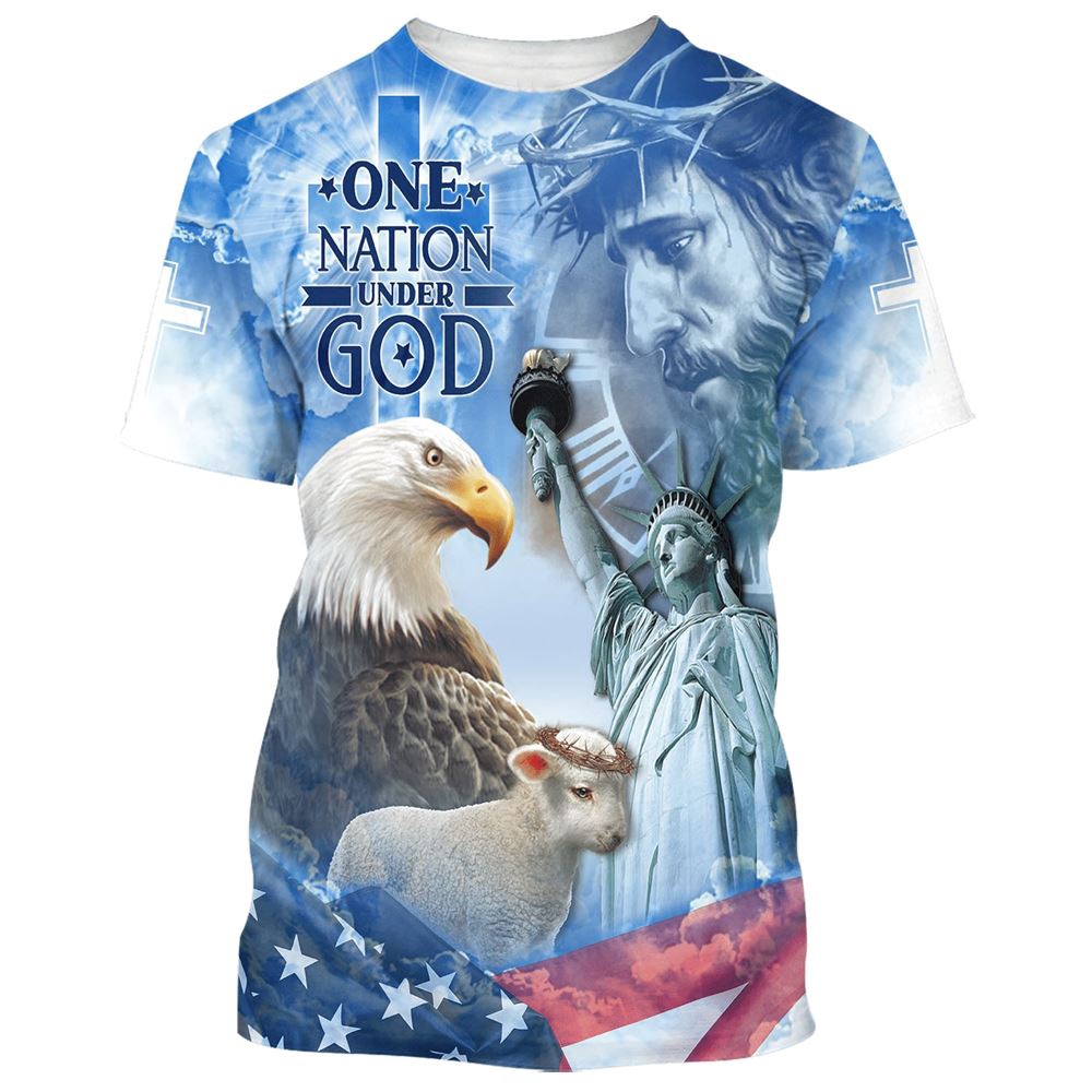 One Nation Under God Jesus Eagle And The Lamb 3D T Shirt Christian T Shirt Jesus Tshirt Designs Jesus Christ Shirt 1 ocankw.jpg One Nation Under God Jesus Eagle And The Lamb 3D T Shirt Christian T Shirt Jesus Tshirt Designs Jesus Christ Shirt 1 ocankw.jpg