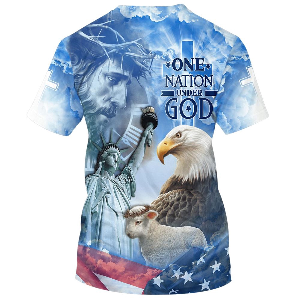 One Nation Under God Jesus Eagle And The Lamb 3D T Shirt Christian T Shirt Jesus Tshirt Designs Jesus Christ Shirt 2 ffdyff.jpg One Nation Under God Jesus Eagle And The Lamb 3D T Shirt Christian T Shirt Jesus Tshirt Designs Jesus Christ Shirt 2 ffdyff.jpg