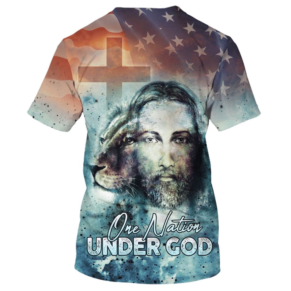 One Nation Under God Jesus Lion And Cross 3D T Shirt Christian T Shirt Jesus Tshirt Designs Jesus Christ Shirt 2 h7rt3u.jpg One Nation Under God Jesus Lion And Cross 3D T Shirt Christian T Shirt Jesus Tshirt Designs Jesus Christ Shirt 2 h7rt3u.jpg