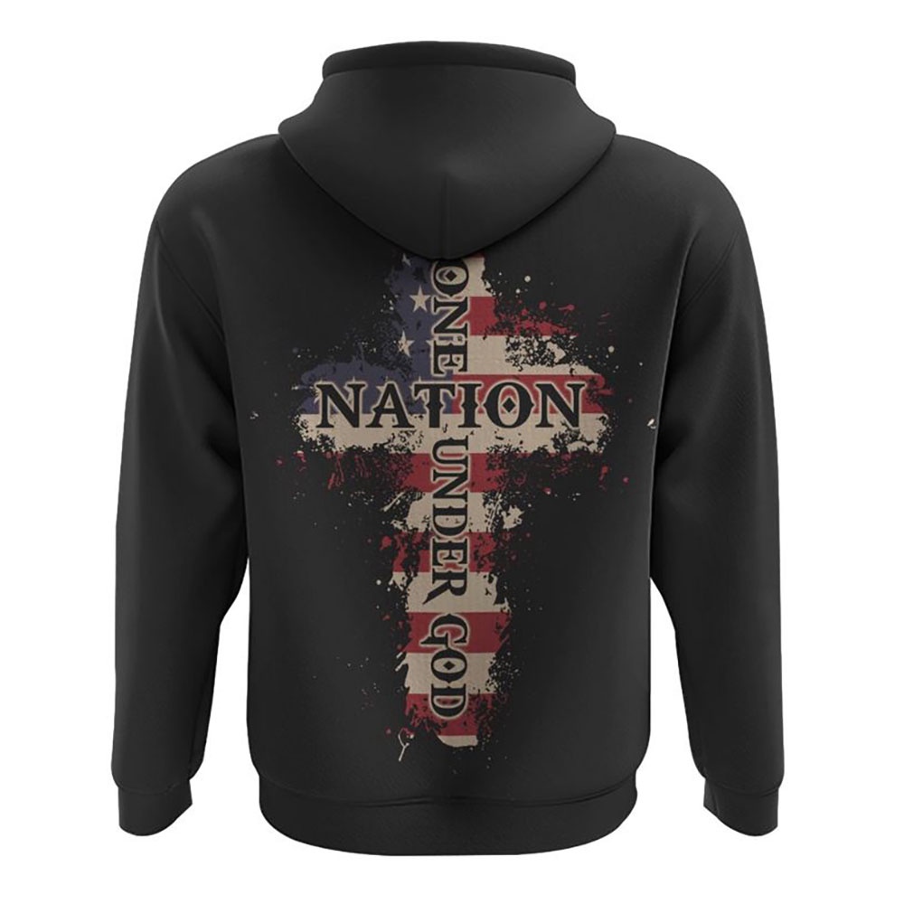 One Nation Under God Watercolor Flag Hoodie Christian Hoodie Bible Hoodies Religious Hoodies 2 h8qti4.jpg