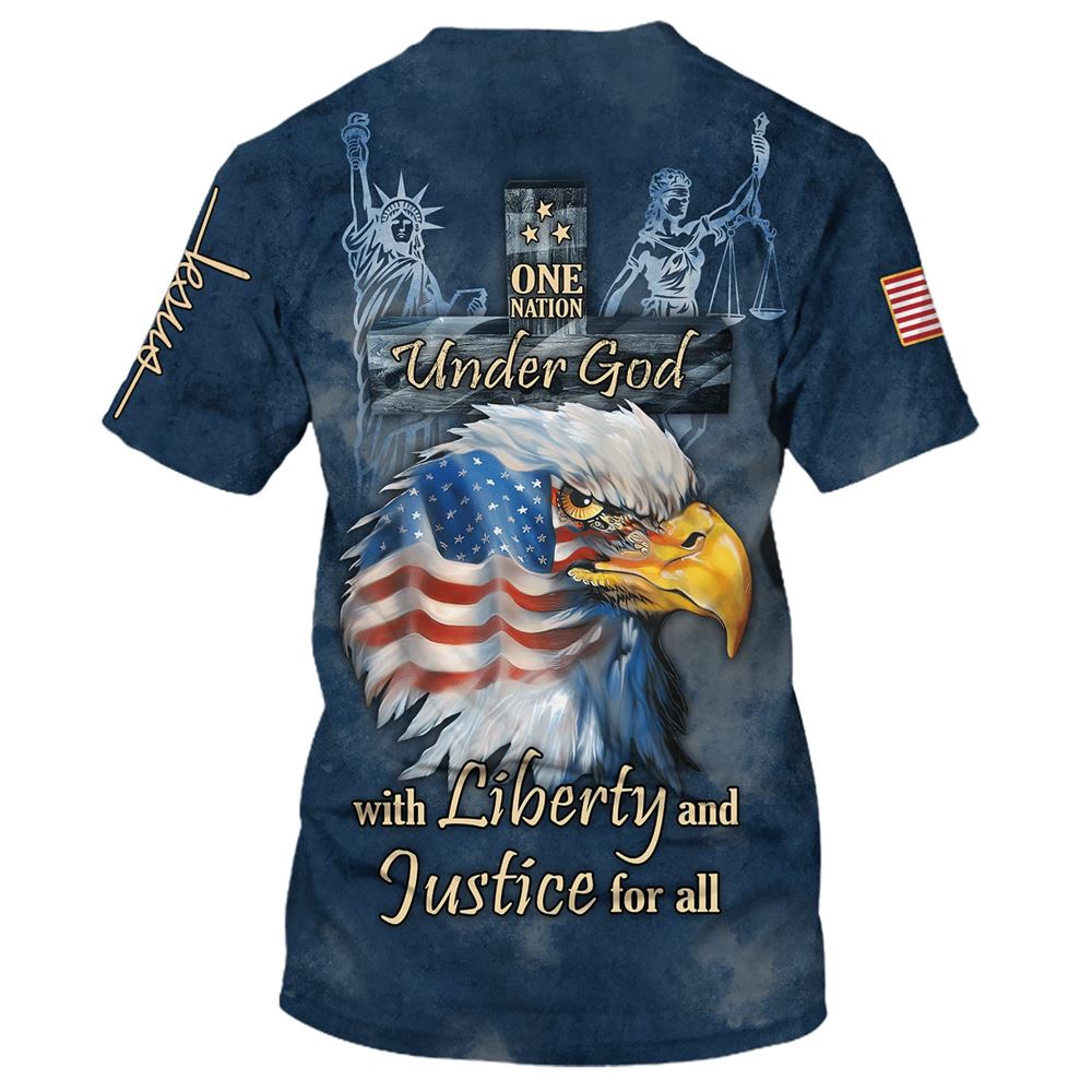 One Nation Under God With Liberty And Justice For All 3D T Shirt Christian T Shirt Jesus Tshirt Designs Jesus Christ Shirt 2 byx1ri.jpg