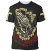 Open Hands Holding A Cross 3D T Shirt, Christian T Shirt, Jesus Tshirt Designs, Jesus Christ Shirt