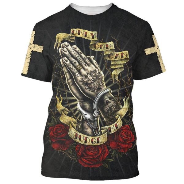Only God Can Judge Mes 3D T Shirt, Christian T Shirt, Jesus Tshirt Designs, Jesus Christ Shirt