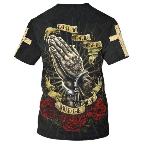 Only God Can Judge Mes 3D T Shirt, Christian T Shirt, Jesus Tshirt Designs, Jesus Christ Shirt