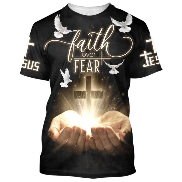 Open Hands Holding A Cross 3D T Shirt, Christian T Shirt, Jesus Tshirt Designs, Jesus Christ Shirt