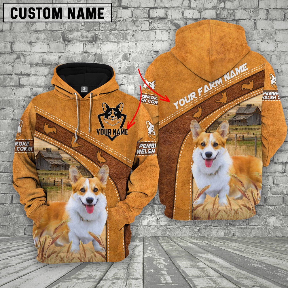 Pembroke Welsh Corgi Races Custom Name Printed 3D Hoodie Farm Hoodie Farmher Shirt 1 n4wltz.jpg Pembroke Welsh Corgi Races Custom Name Printed 3D Hoodie Farm Hoodie Farmher Shirt 1 n4wltz.jpg
