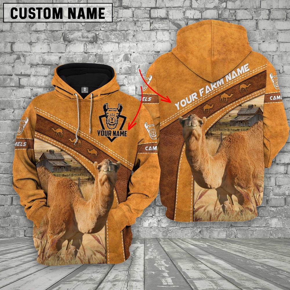 Personalized Name 3D Camels Hoodie Farm Hoodie Farmher Shirt 1 ugiric.jpg