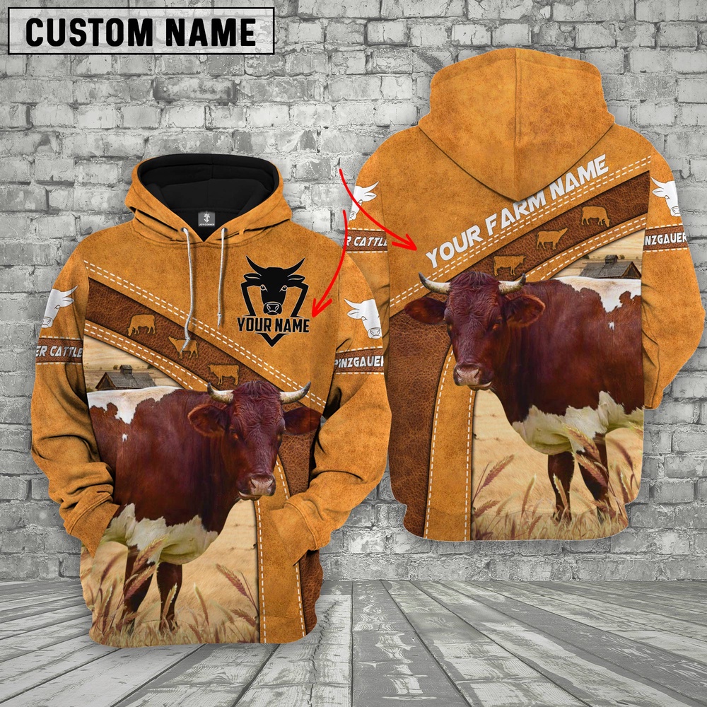 Personalized Name 3D Pinzgauer Cattle Hoodie Farm Hoodie Farmher Shirt 1 tkxusr.jpg