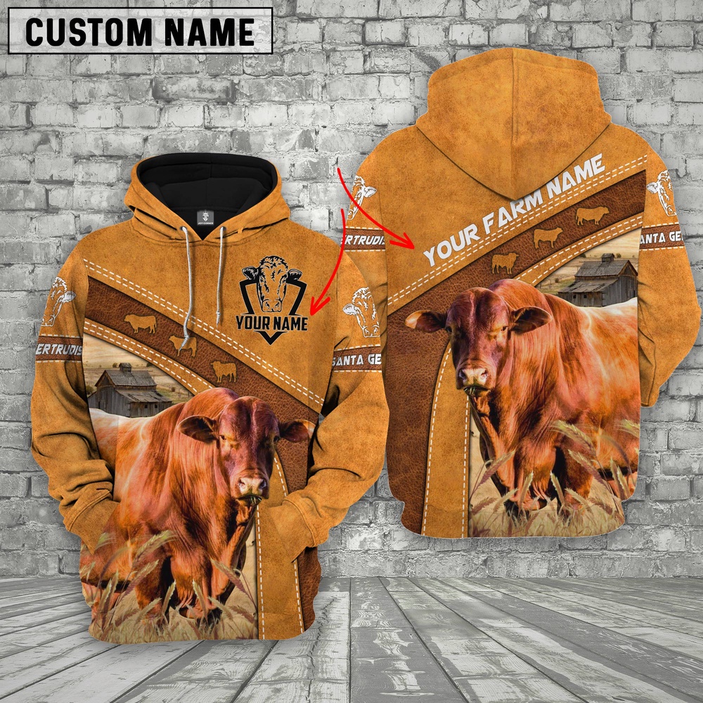 Personalized Name 3D Santa Gertrudis Hoodie Farm Hoodie Farmher Shirt 1 fwzgj0.jpg Personalized Name 3D Santa Gertrudis Hoodie Farm Hoodie Farmher Shirt 1 fwzgj0.jpg