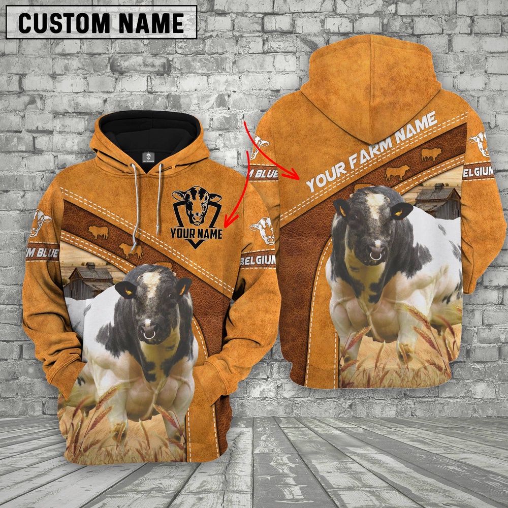 Personalized Name Belgium Blue Cows Hoodie TT2 Farm Hoodie Farmher Shirt 1 ftzqri.jpg