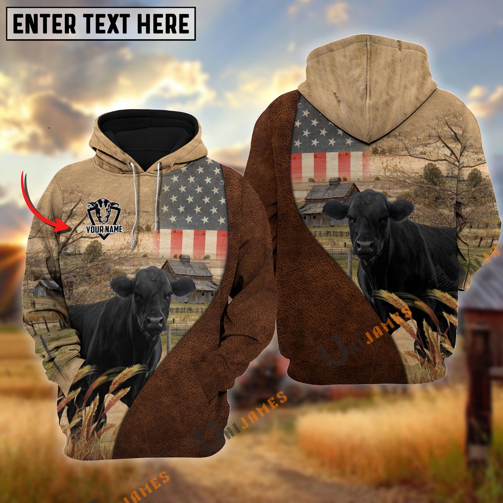 Personalized Name Black Angus Cattle USA Flag Hoodie Farm Hoodie Farmher Shirt 1 cpdckv.jpg Personalized Name Black Angus Cattle USA Flag Hoodie Farm Hoodie Farmher Shirt 1 cpdckv.jpg