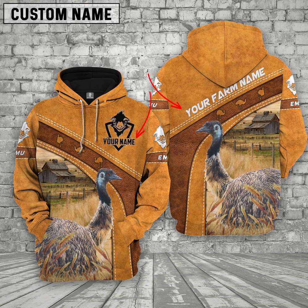 Personalized Name Farm 3D Emu Hoodie Farm Hoodie Farmher Shirt 1 x5p9vb.jpg