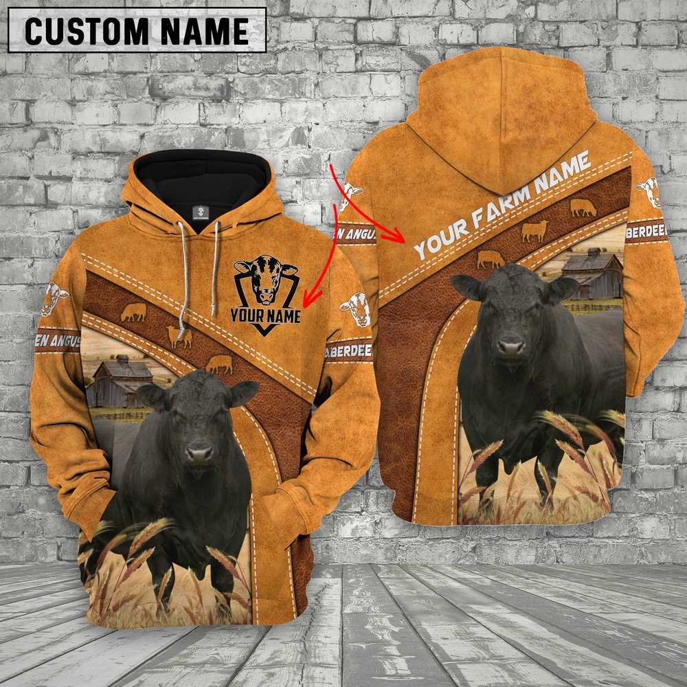Personalized Name Farm Aberdeen Angus Cattle Hoodie Farm Hoodie Farmher Shirt 1 gyjx3x.jpg Personalized Name Farm Aberdeen Angus Cattle Hoodie Farm Hoodie Farmher Shirt 1 gyjx3x.jpg