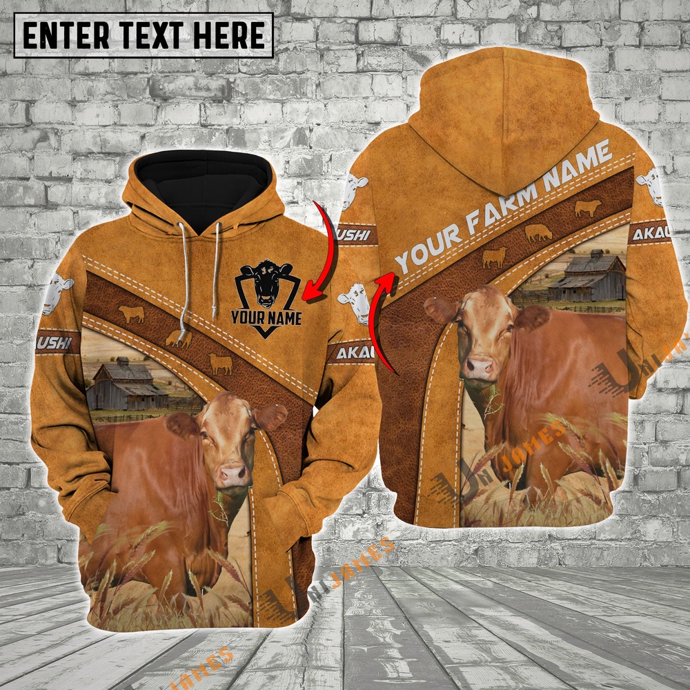 Personalized Name Farm Akaushi Cattle Hoodie Farm Hoodie Farmher Shirt 1 fmdkdb.jpg Personalized Name Farm Akaushi Cattle Hoodie Farm Hoodie Farmher Shirt 1 fmdkdb.jpg