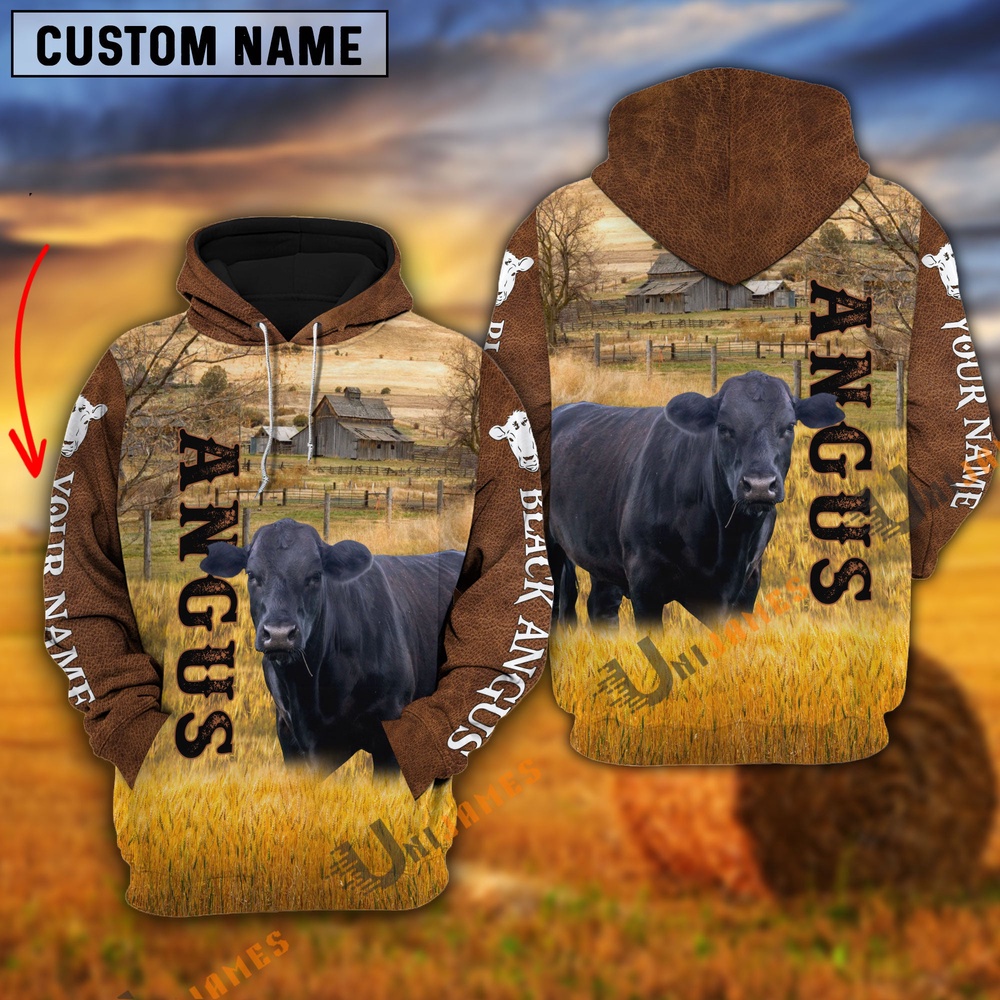 Personalized Name Farm Black Angus Cattle Brown Hoodie Farm Hoodie Farmher Shirt 1 tjifgu.jpg Personalized Name Farm Black Angus Cattle Brown Hoodie Farm Hoodie Farmher Shirt 1 tjifgu.jpg