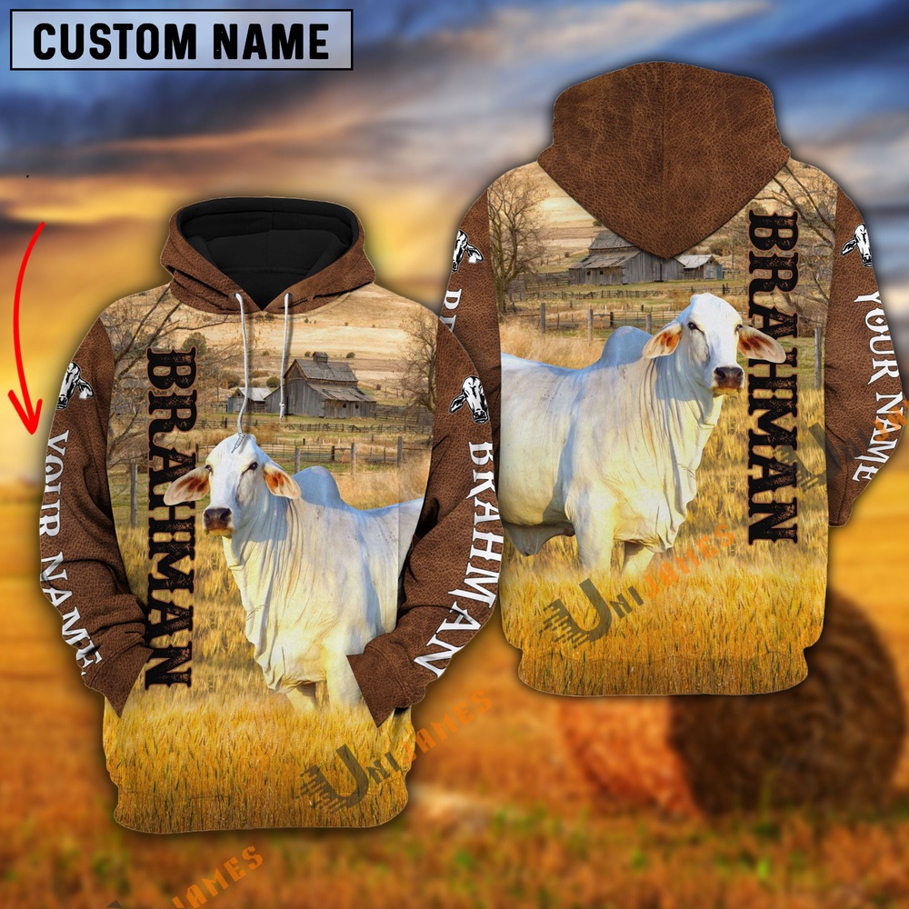 Personalized Name Farm Brahman Brown Hoodie Farm Hoodie Farmher Shirt 1 wvzb53.jpg Personalized Name Farm Brahman Brown Hoodie Farm Hoodie Farmher Shirt 1 wvzb53.jpg