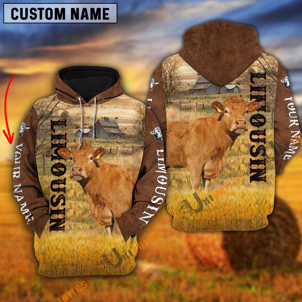 Personalized Name Farm Limousin Brown Hoodie Farm Hoodie Farmher Shirt 1 fehxkm.jpg Personalized Name Farm Limousin Brown Hoodie Farm Hoodie Farmher Shirt 1 fehxkm.jpg