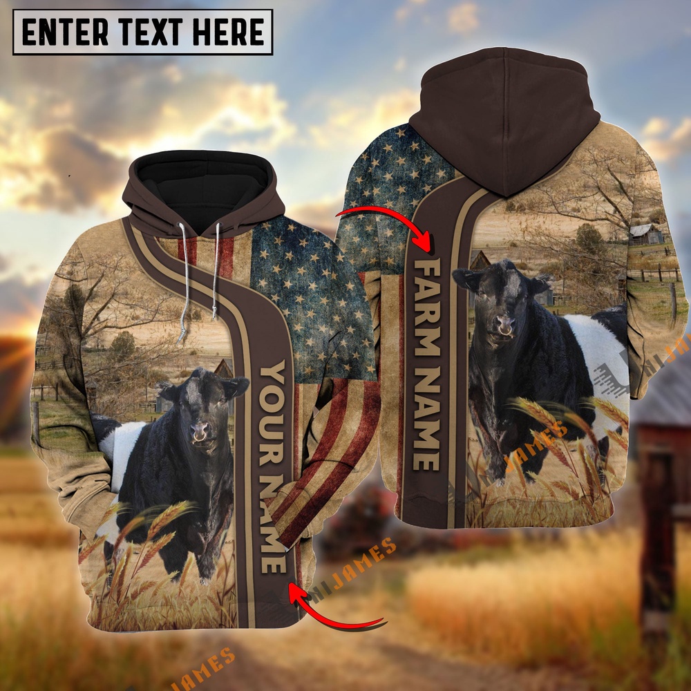 Personalized Name Farm Name Belted Galloway US Flag Hoodie Farm Hoodie Farmher Shirt 1 udxoiz.jpg Personalized Name Farm Name Belted Galloway US Flag Hoodie Farm Hoodie Farmher Shirt 1 udxoiz.jpg