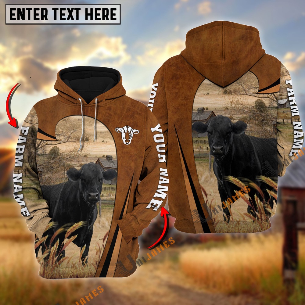 Personalized Name Farm Name Black Angus Premium Brown Pattern Hoodie Farm Hoodie Farmher Shirt 1 xfxpum.jpg Personalized Name Farm Name Black Angus Premium Brown Pattern Hoodie Farm Hoodie Farmher Shirt 1 xfxpum.jpg