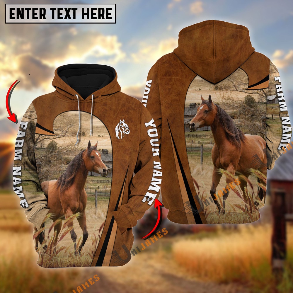 Personalized Name Farm Name Horse Premium Brown Pattern Hoodie Farm Hoodie Farmher Shirt 1 fai39x.jpg Personalized Name Farm Name Horse Premium Brown Pattern Hoodie Farm Hoodie Farmher Shirt 1 fai39x.jpg