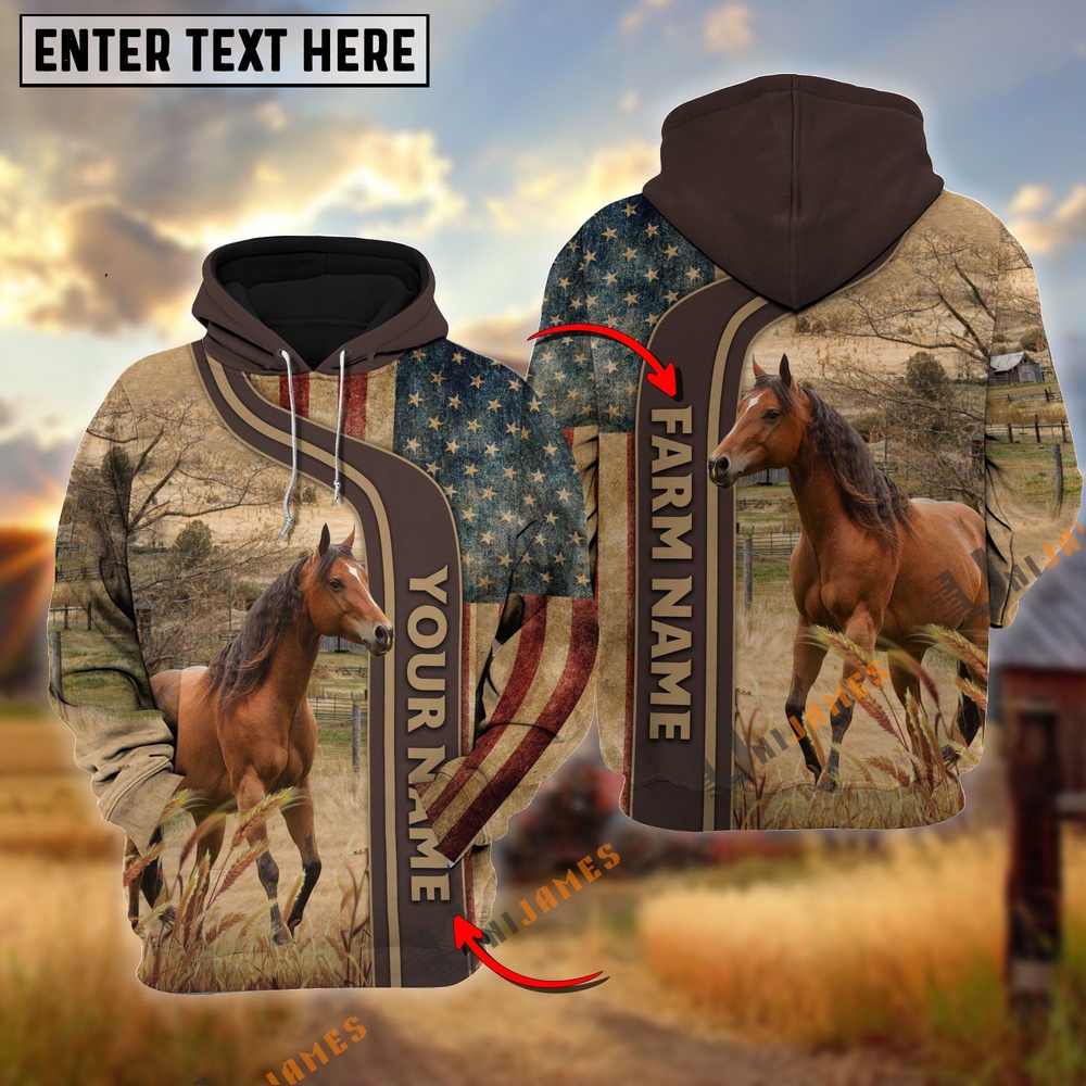 Personalized Name Farm Name Horse US Flag Hoodie Farm Hoodie Farmher Shirt 1 yttn0n.jpg Personalized Name Farm Name Horse US Flag Hoodie Farm Hoodie Farmher Shirt 1 yttn0n.jpg