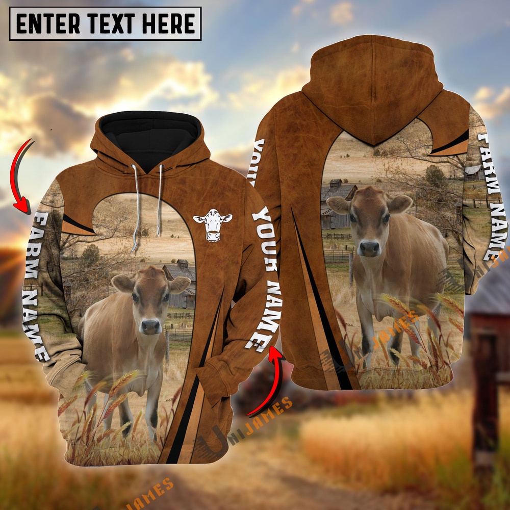 Personalized Name Farm Name Jersey Premium Brown Pattern Hoodie Farm Hoodie Farmher Shirt 1 vsbcnm.jpg Personalized Name Farm Name Jersey Premium Brown Pattern Hoodie Farm Hoodie Farmher Shirt 1 vsbcnm.jpg