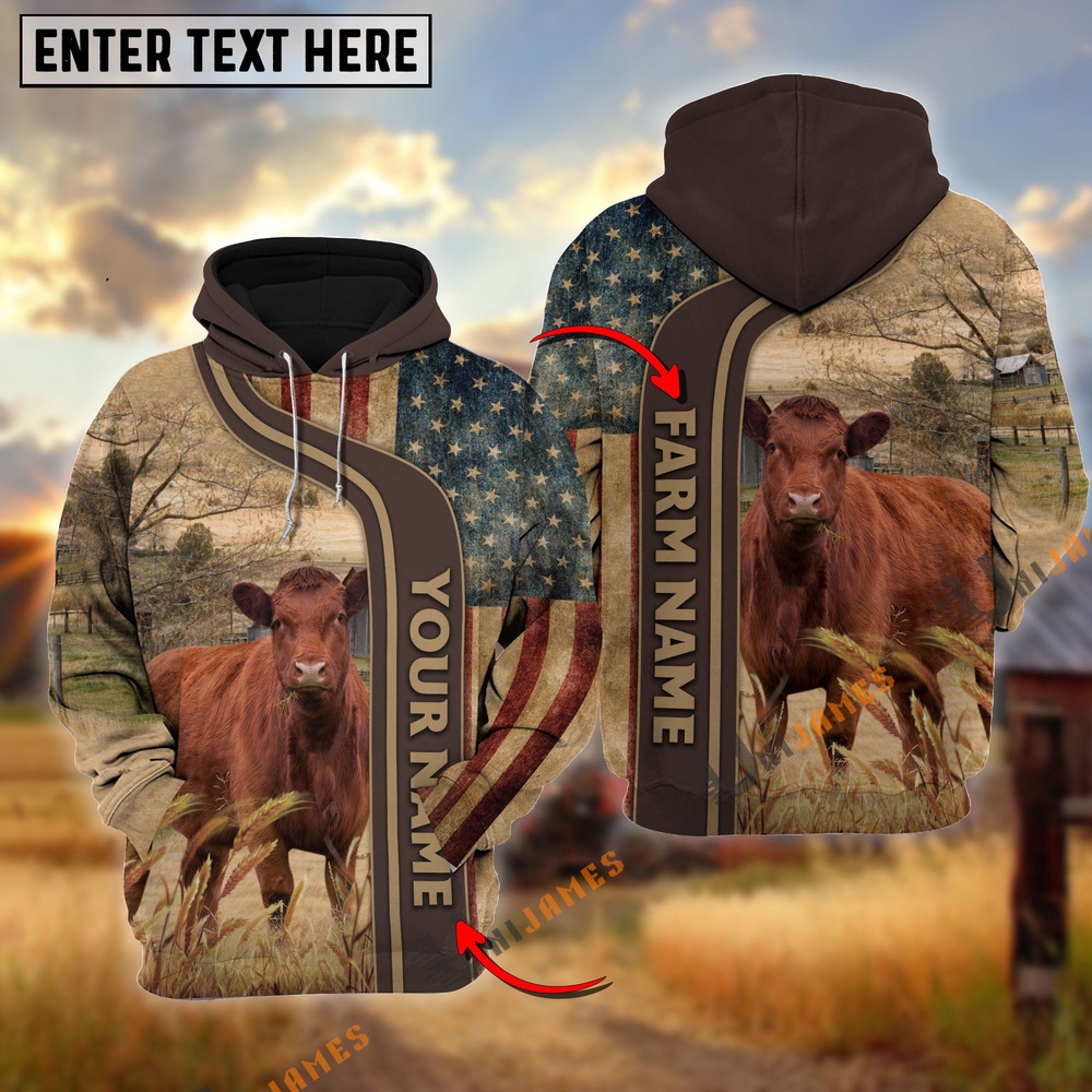 Personalized Name Farm Name Red Angus US Flag Hoodie Farm Hoodie Farmher Shirt 1 xqyh46.jpg Personalized Name Farm Name Red Angus US Flag Hoodie Farm Hoodie Farmher Shirt 1 xqyh46.jpg