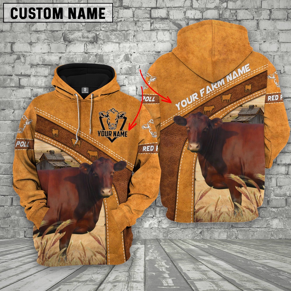 Personalized Name Farm Red Poll Cattle Hoodie Farm Hoodie Farmher Shirt 1 dmzryz.jpg Personalized Name Farm Red Poll Cattle Hoodie Farm Hoodie Farmher Shirt 1 dmzryz.jpg
