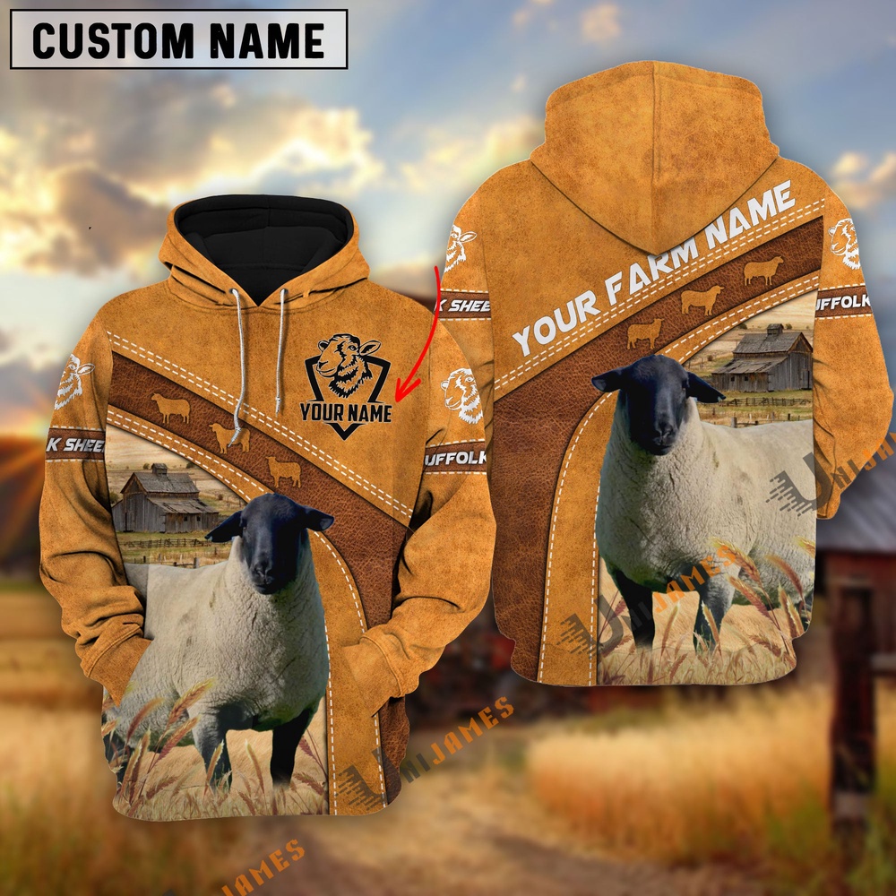 Personalized Name Farm Suffolk Sheep Cattle 3D Hoodie Farm Hoodie Farmher Shirt 1 jtj7bk.jpg