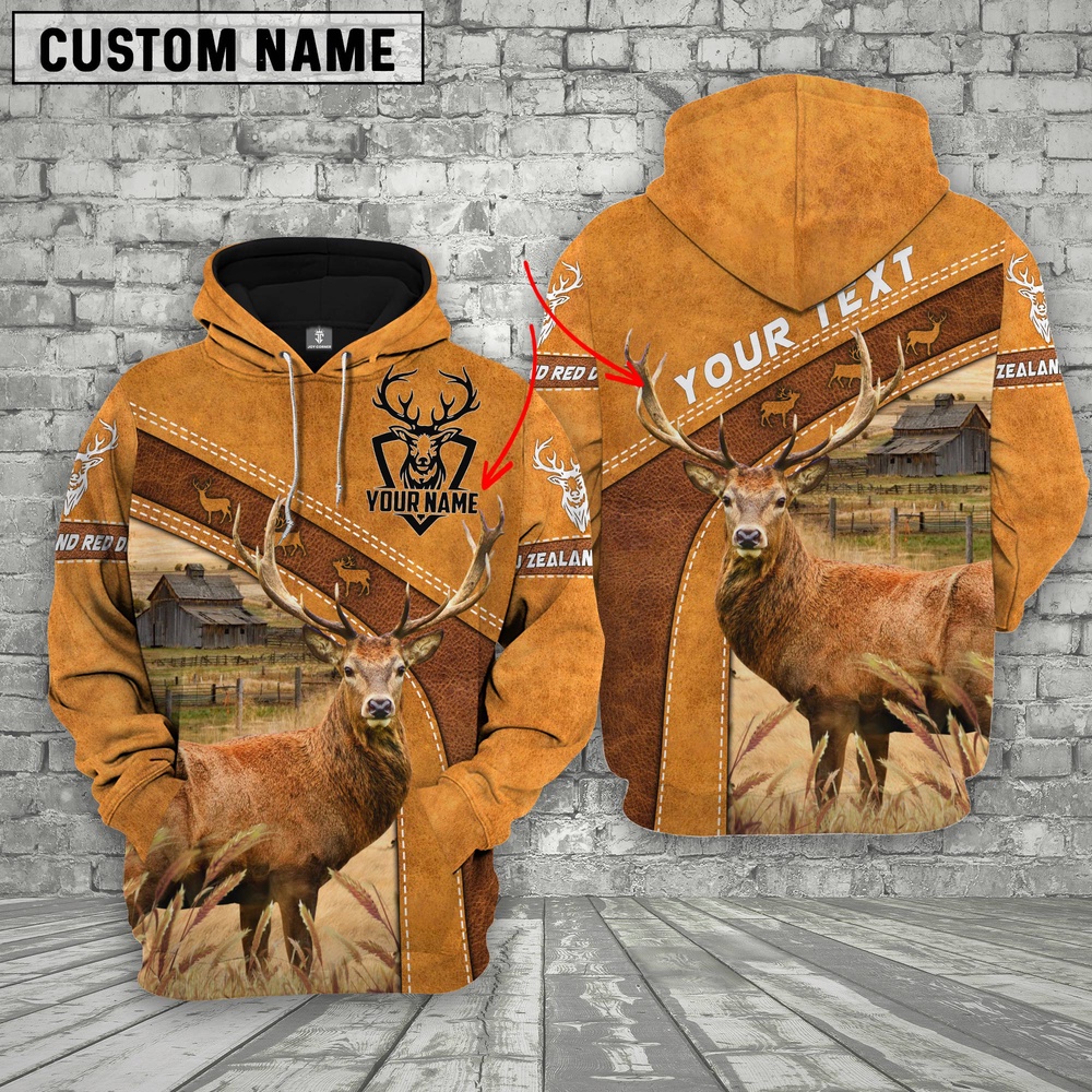 Personalized Name New Zealand Red Deer Hoodie TT1 Farm Hoodie Farmher Shirt 1 ldse4k.jpg Personalized Name New Zealand Red Deer Hoodie TT1 Farm Hoodie Farmher Shirt 1 ldse4k.jpg