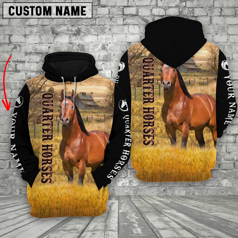 Personalized Name Quarter Horses 3D Hoodie Farm Hoodie Farmher Shirt 1 vw3ti6.jpg