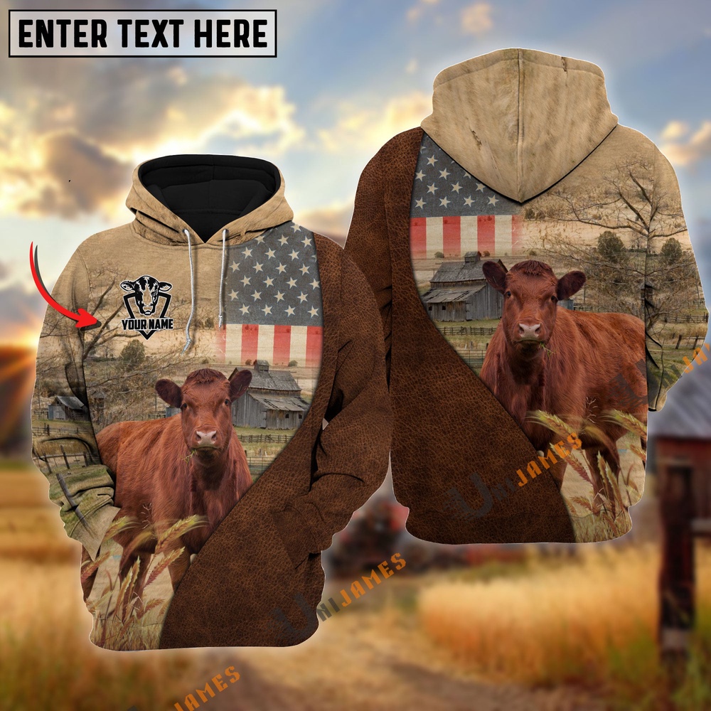 Personalized Name Red Angus Cattle USA Flag Hoodie Farm Hoodie Farmher Shirt 1 e21j5f.jpg Personalized Name Red Angus Cattle USA Flag Hoodie Farm Hoodie Farmher Shirt 1 e21j5f.jpg
