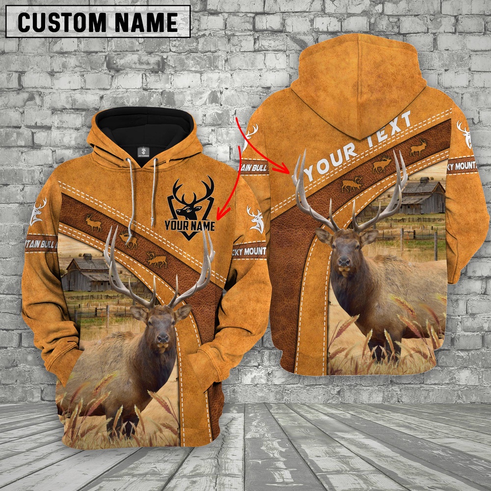 Personalized Name Rocky Mountain Bull Elk Hoodie TT1 Farm Hoodie Farmher Shirt 1 nuze0c.jpg Personalized Name Rocky Mountain Bull Elk Hoodie TT1 Farm Hoodie Farmher Shirt 1 nuze0c.jpg
