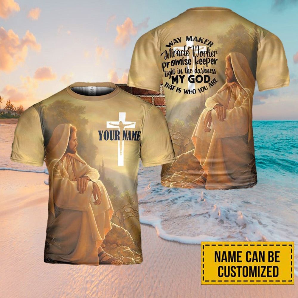 Personalized Name Way Maker Miracle Worker Jesus 3D T Shirt Christian T Shirt Jesus Tshirt Designs Jesus Christ Shirt 1 tfcjmo.jpg