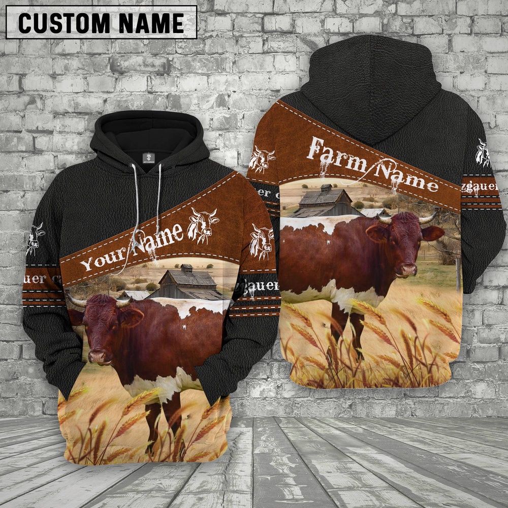 Pinzgauer Cattle On Farm Custom Name Printed 3D Black Hoodie Farm Hoodie Farmher Shirt 1 z3hagm.jpg Pinzgauer Cattle On Farm Custom Name Printed 3D Black Hoodie Farm Hoodie Farmher Shirt 1 z3hagm.jpg