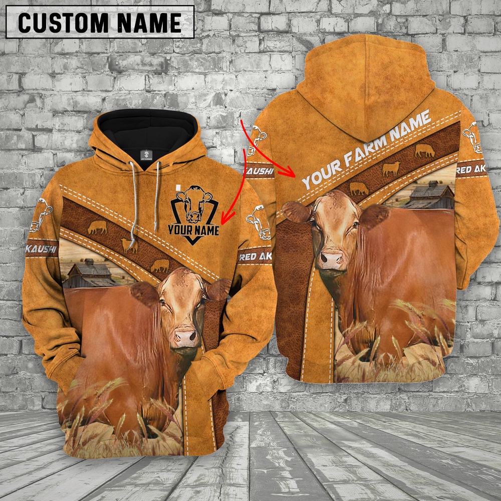 Red Akaushi 3D Customized Name Farm Name Hoodie Farm Hoodie Farmher Shirt 1 h1q152.jpg Red Akaushi 3D Customized Name Farm Name Hoodie Farm Hoodie Farmher Shirt 1 h1q152.jpg
