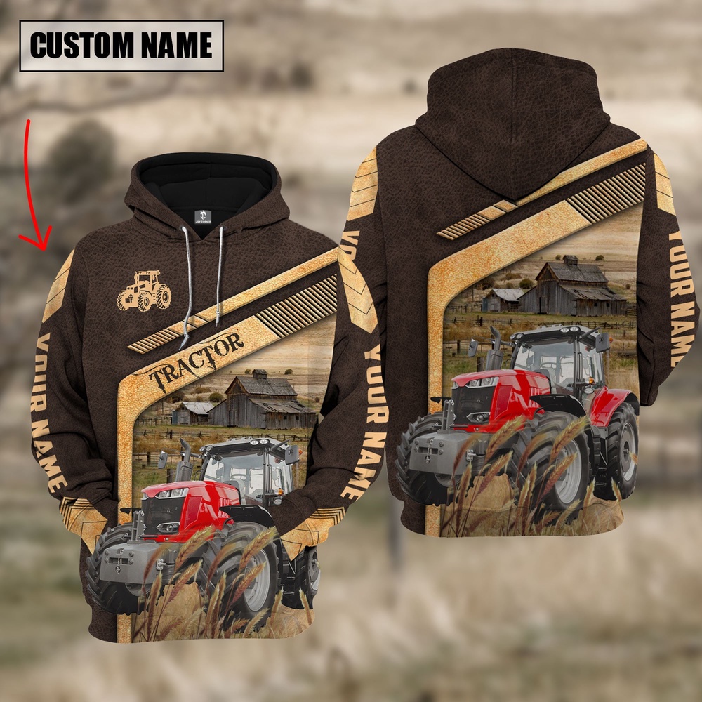 Red Tractor On The Meadow Custom Name Hoodie Farm Hoodie Farmher Shirt 1 xfk48m.jpg Red Tractor On The Meadow Custom Name Hoodie Farm Hoodie Farmher Shirt 1 xfk48m.jpg